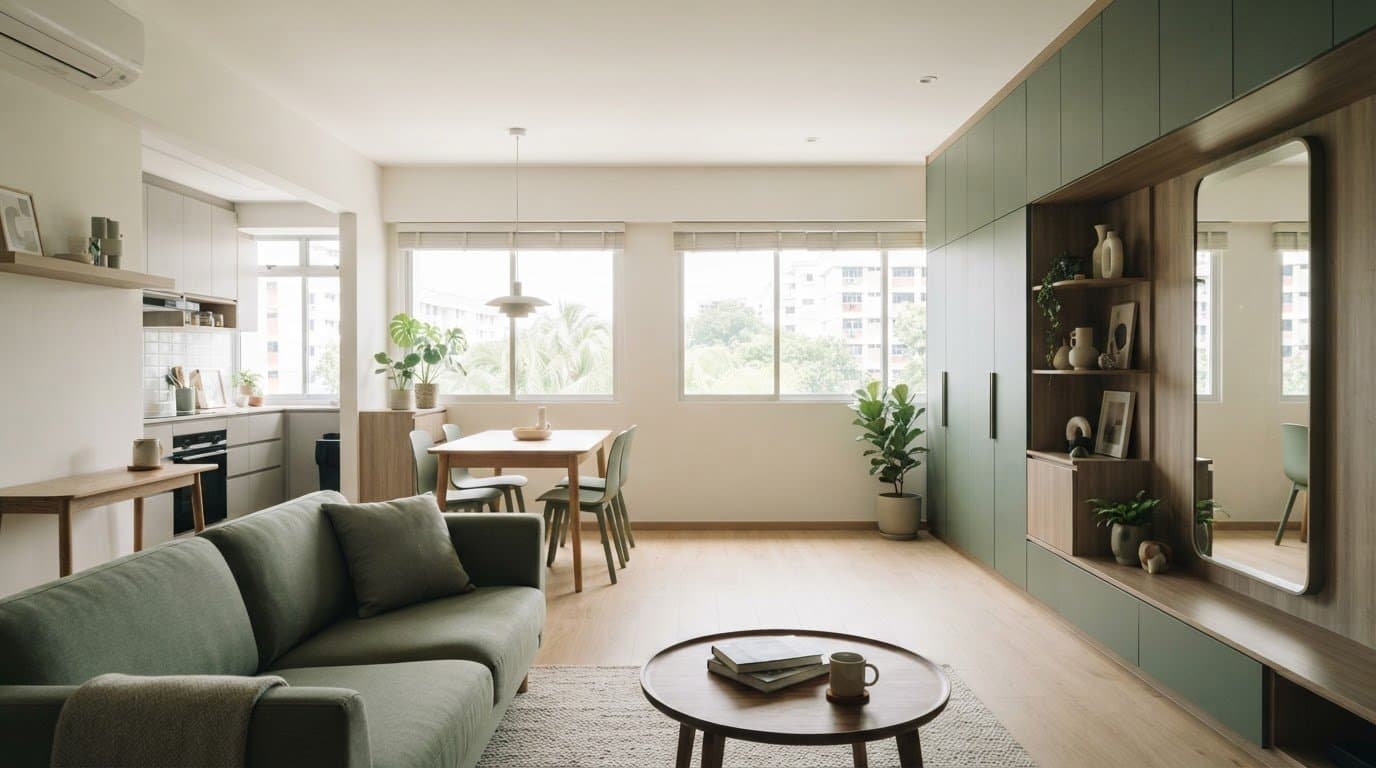 How to Make an HDB Flat Look Bigger: Practical Design Ideas