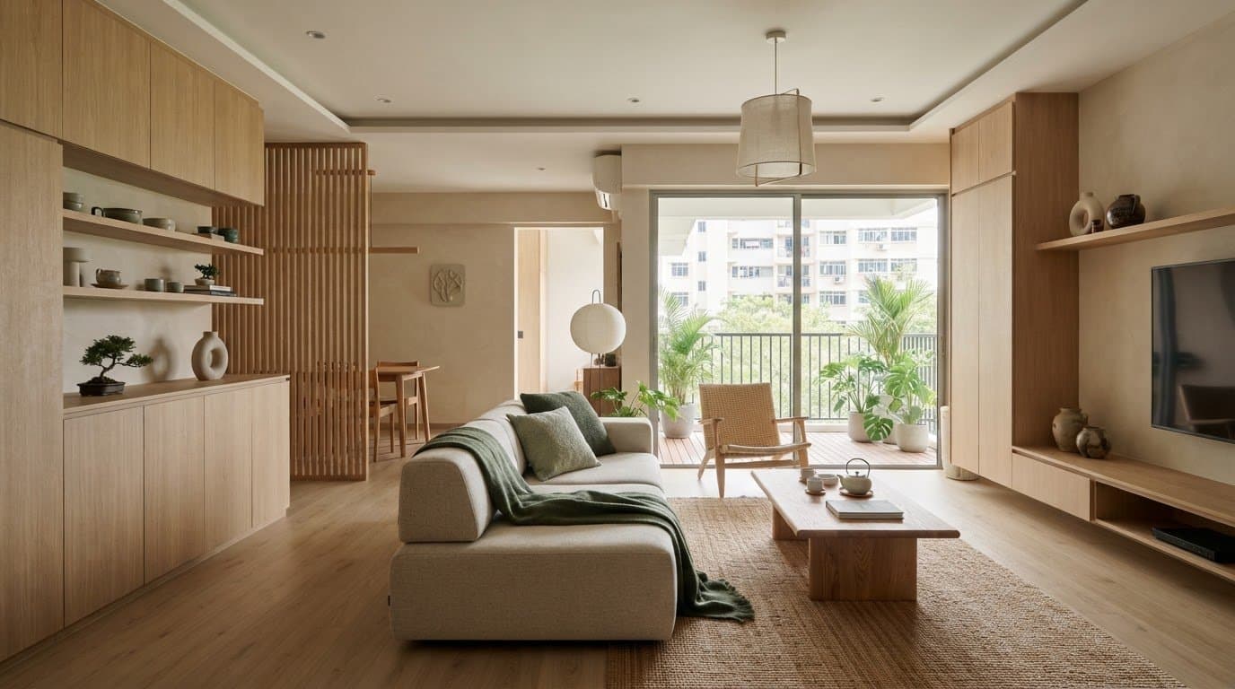 Japandi Style HDB Flat: A Practical Guide to Calm, Functional Design