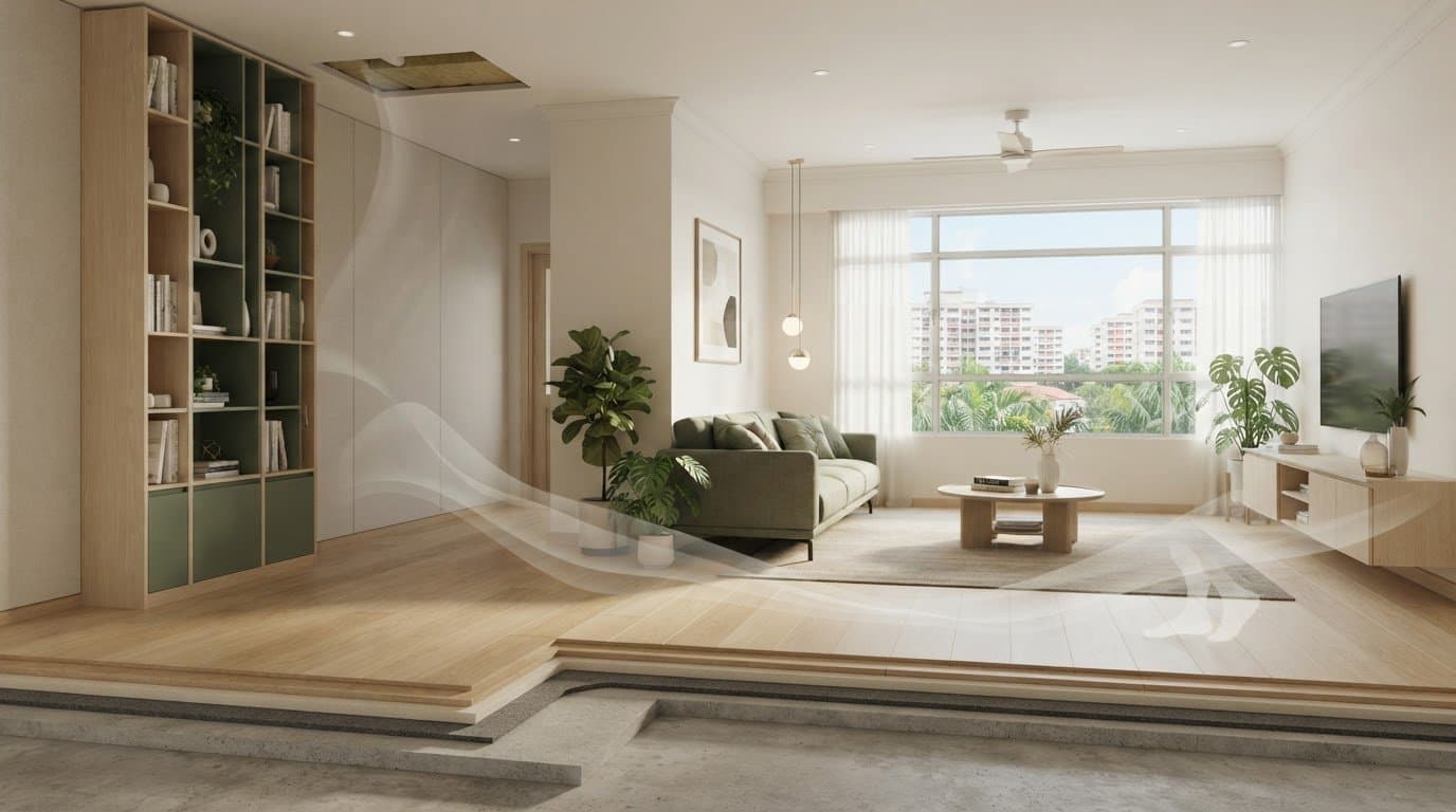 Soundproofing for HDB Apartments: Flooring and Other Examples
