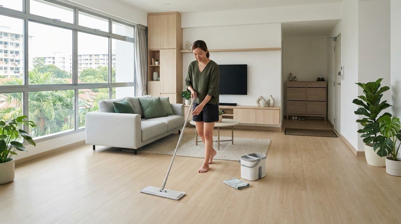 Vinyl Flooring Overlay in Singapore: How to Maintain It Properly
